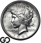 1921 Peace Dollar *Popular Key Date* First Year Issue