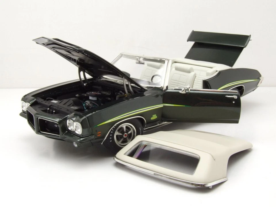 Pontiac Gto Giudice Convertible 1971 Verde Scuro Modellino Auto 1:18 Acme - Immagine 4 di 4