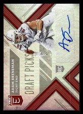 2018 PANINI ELITE DRAFT PICKS ADAM BRENEMAN 192 RC AUTOGRAPH UMASS MINUTEMEN