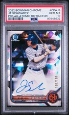 2022 Bowman Chrome Prospect - Auto - Atomic Refractor JT Schwartz 100/100 PSA 10