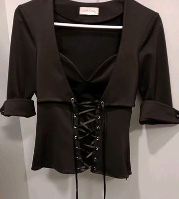 Chic Star (side zipper) Gothic Blouse 