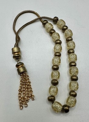 Greek Komboloi (Worry Beads) Translucent Synthetic Acrylic Beads Vintage 20g