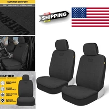 Jersey Heather Car Seat Covers Front Seats Universal Fit Soft Comfortable Design