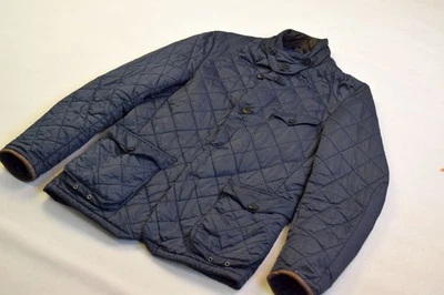 Barbour Stepp Jacke Dept Jacket Top Windbreaker Quilt Capt Phillips Blau Damen M - Bild 1 von 4