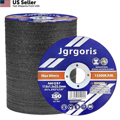 Cut Off Wheels 4-1/2'', 100 Pack Angle Grinder Cutting Wheel, Metal Cutting... 