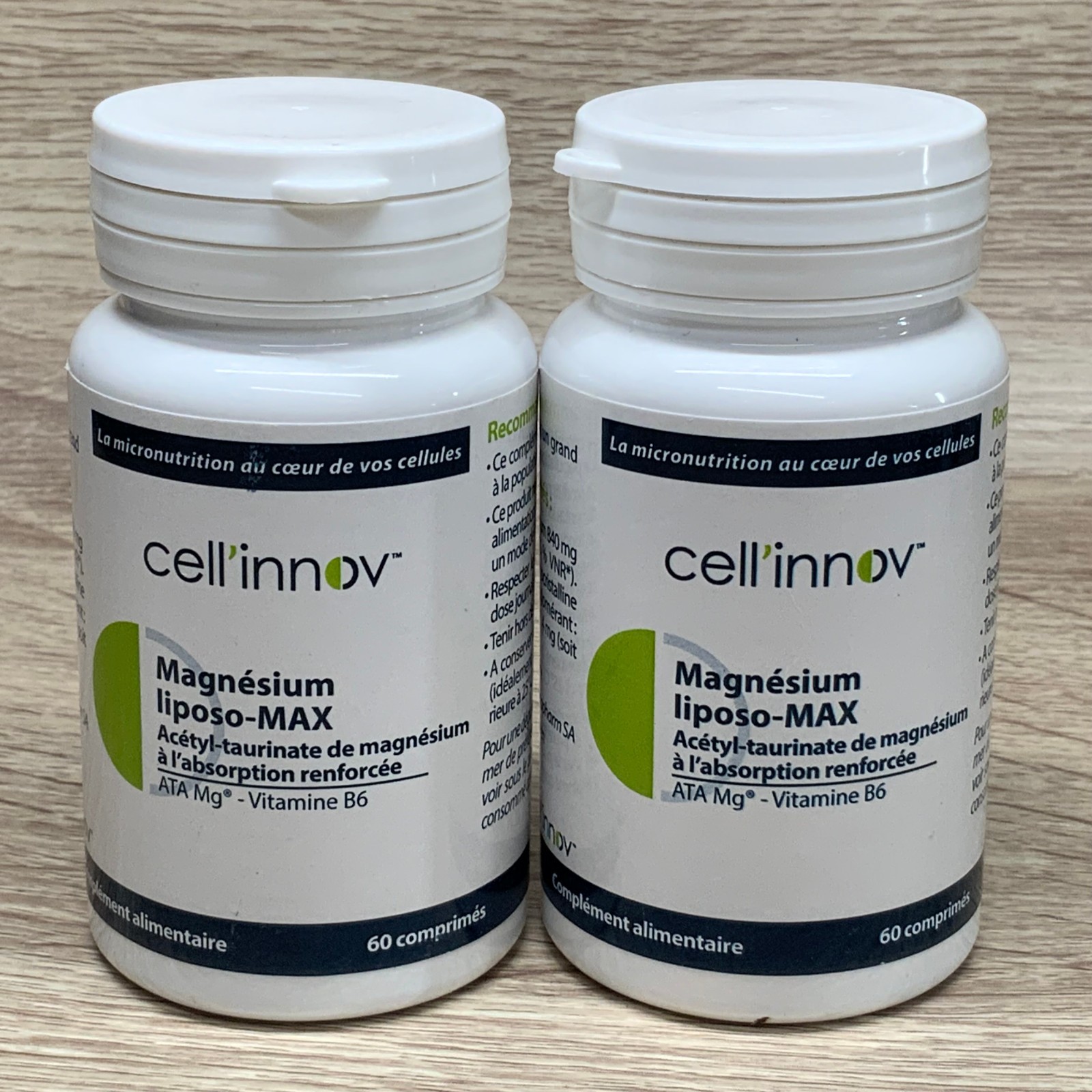 Fatigue chronique ? CELL'INOV Magnésium liposo-MAX 120 comprimés pour retrouver votre énergie