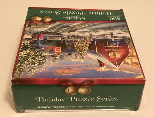 Majestic Puzzles - Red Barn Tree Farm - 500 Stück Puzzle - Bild 5 von 6