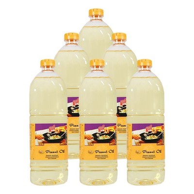 Peanut Oil Erdnuss Öl 100% Erdnussöl 6x1L PET
