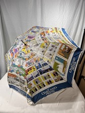 Vintage Oakland Press Sunday Comics Umbrella Newspaper Promo Cartoon Strip Art