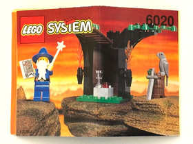 Vintage &copy;1993 LEGO 6020 Castle Dragon Knights Magic Shop 100% Complete