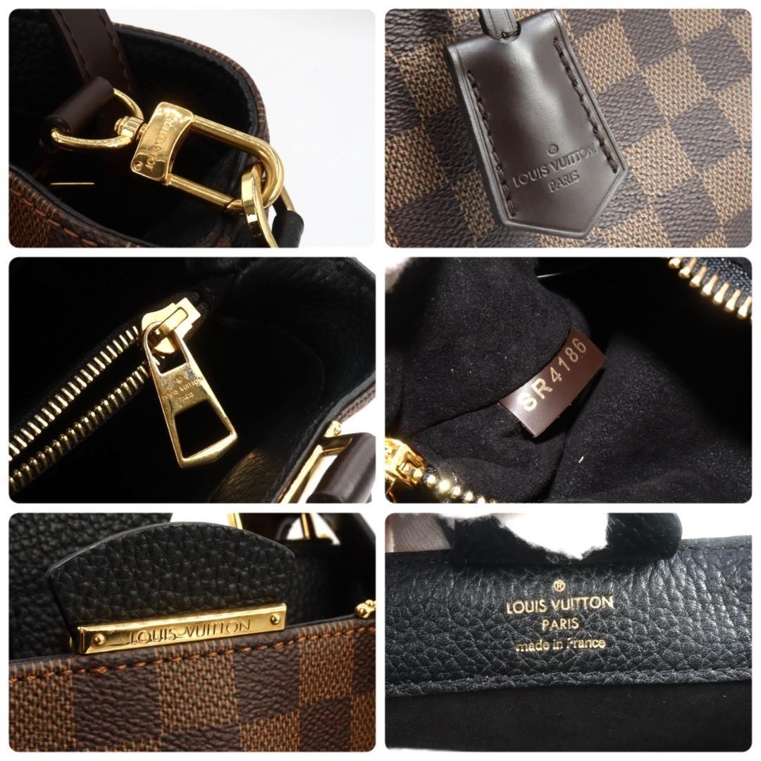 Louis Vuitton Damier Brittany N41673 Handbag Shoulder Bag 2way Brown Authentic image 9