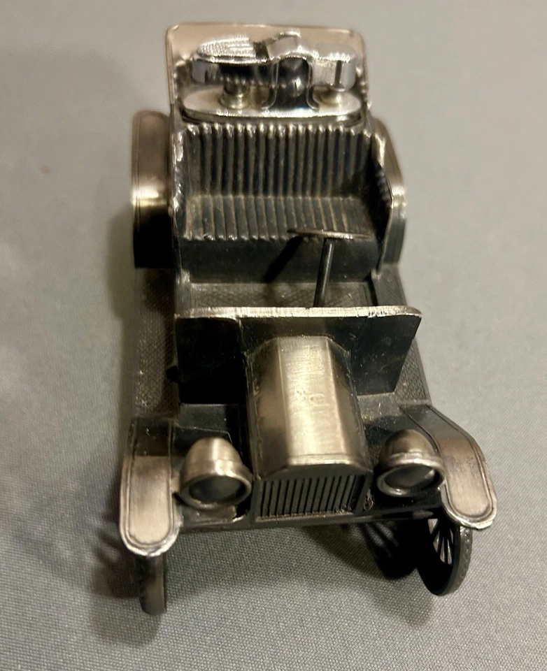 Vintage Japan Metal Lighter - "Viking Hand Made" 1910 Ford Model T - MCM Rare - Image 2 of 4