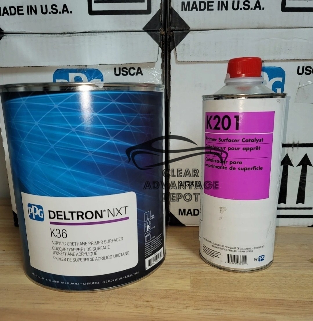 PPG Deltron K36 1 Gallon  Primer, K201 1 Quart Catalyst FREE SHIPPING!