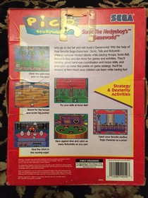 Sonic the Hedgehog's Gameworld (Sega Pico, 1996) Complete Box & Manual Tested