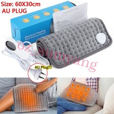 Electric Heating Pads Heat Pad Back Shoulder Neck Heated Mat Pain Relief 24×12''
