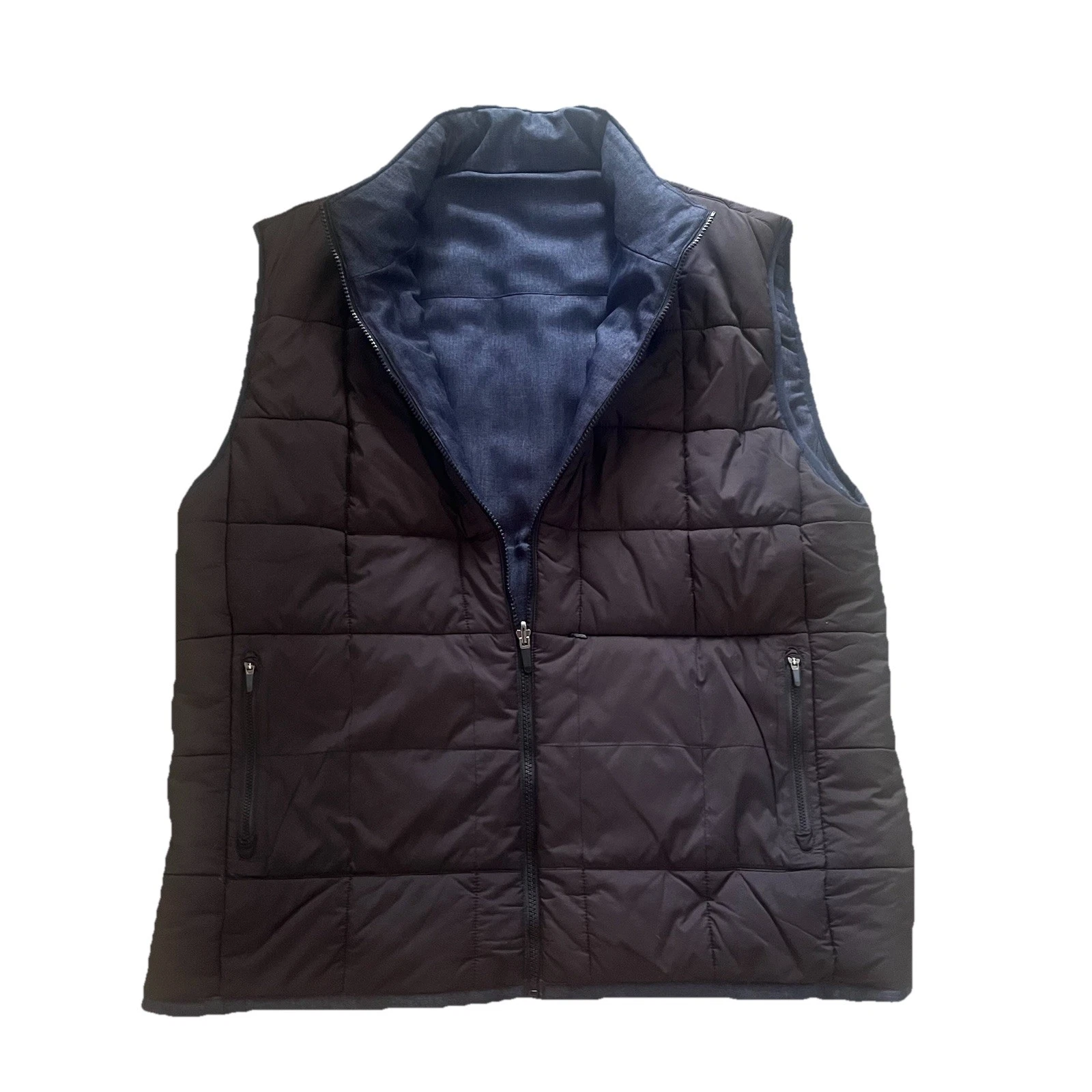 Mack Weldon WARMKNIT 2-Way Reversible Insulated Vest 6 Pockets Sz 50” XXL MINT!