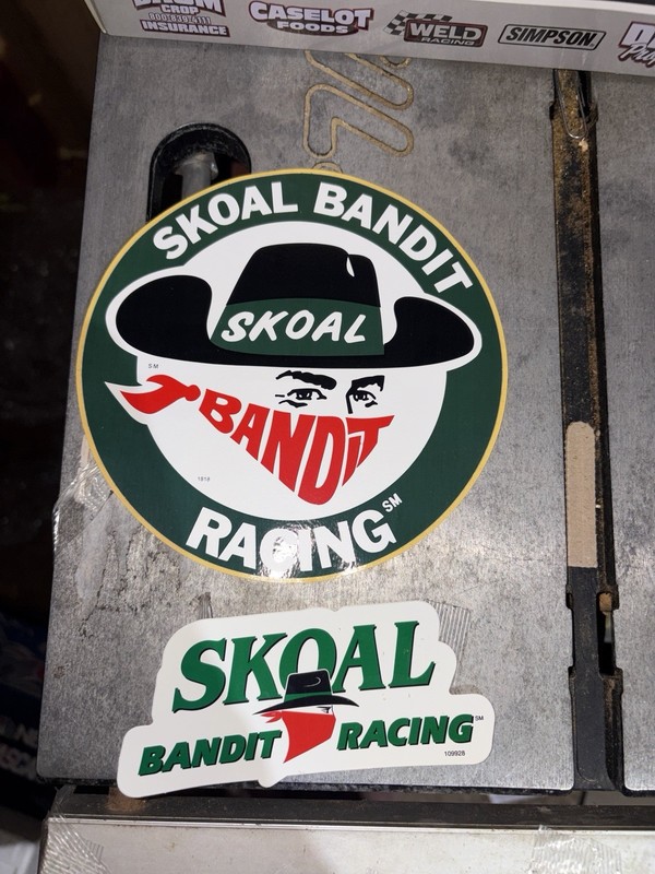 2- Vintage Race Skoal Bandit Racing Sticker / Decal