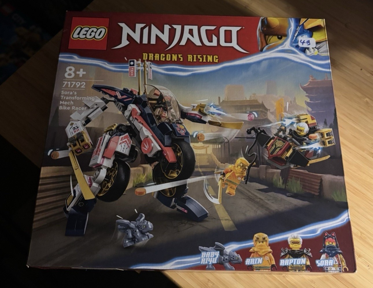 Moto transformable Lego Ninjago Sora 61792 pour s'amuser dans la chambre