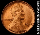 1938-D Lincoln Cent- Red- Choice Gem Brilliant Uncirculated++++ Luster #J7501