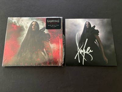 Evanescence Sanctuary CD Signed Autographed Insert Amy Lee