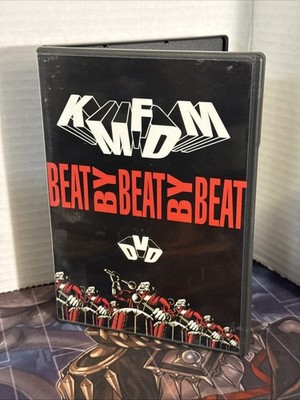 KMFDM Beat By Beat By Beat DVD 2001 OOP Video Anthology Music Live RARE Rock HTF