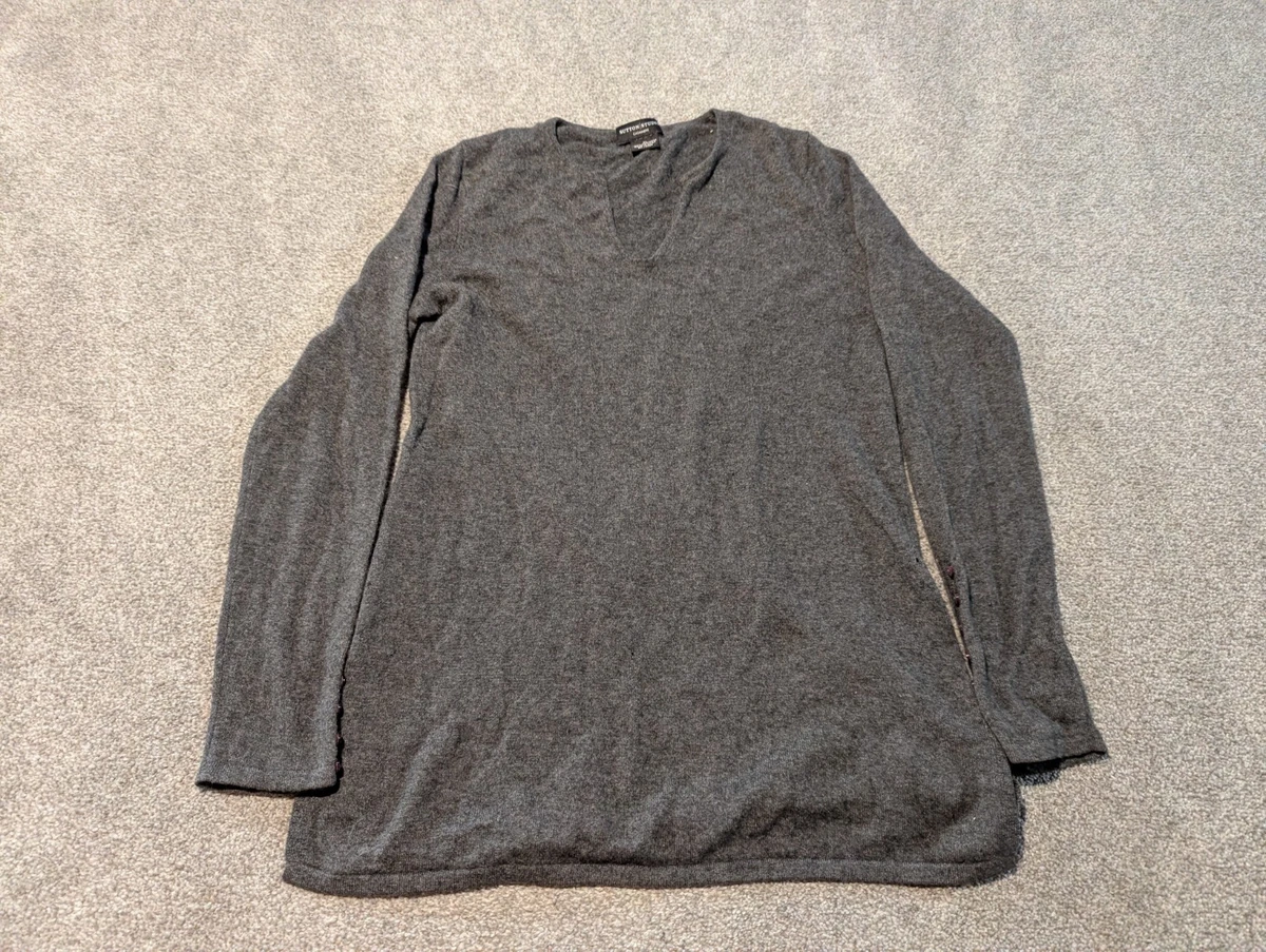 Pull Bloomingdale’s En Laine Mérinos 100% - Cranberry, Taille L, Occasion Très Bon état