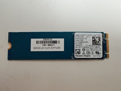 Western Digital M.2 SSD 256GB SN520 2280 NVMe L18845-002 L77289-001 HP Ersatzteil