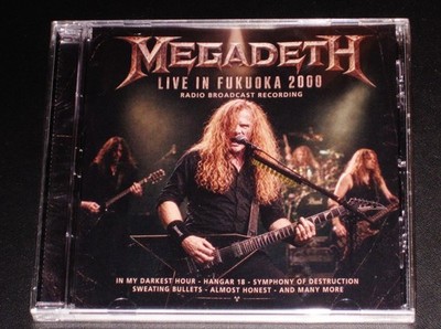 Megadeth: Live In Fukuoka 2000 - Radio Broadcast Recording CD 2026 UK JC NEW
