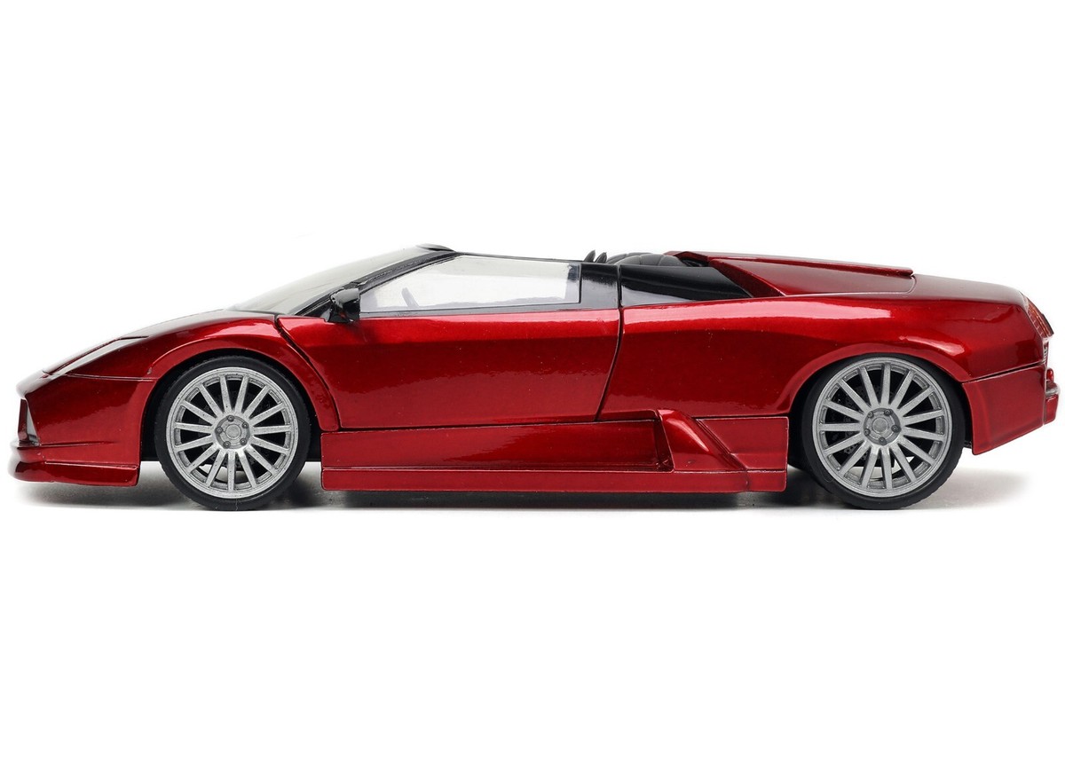 Lamborghini Murciélago Roadster, Candy Red – Jada Toys 34029 1 24 Scale Diecast Model Toy Car