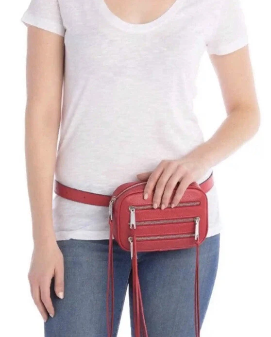 Rebecca minkoff 3 zip belt bag clearance