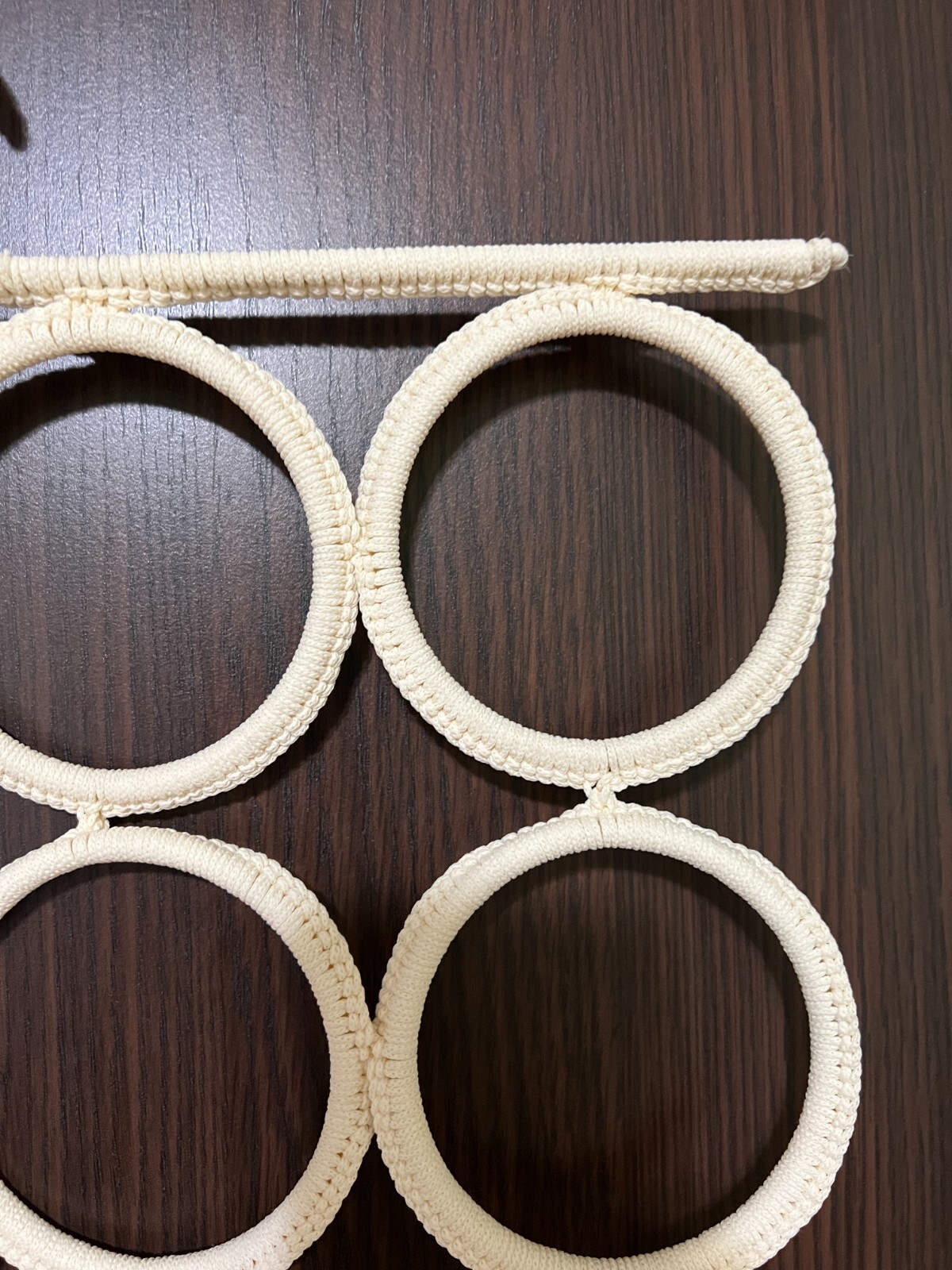 IKEA Komplement Tie Scarf Hanger 28 Belt Organizer Rack Holder Cream