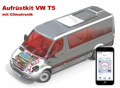 Webasto Aufrüstkit VW T5 Climatronic,Einbausatz,Thermo Connect Web App, 9012104E