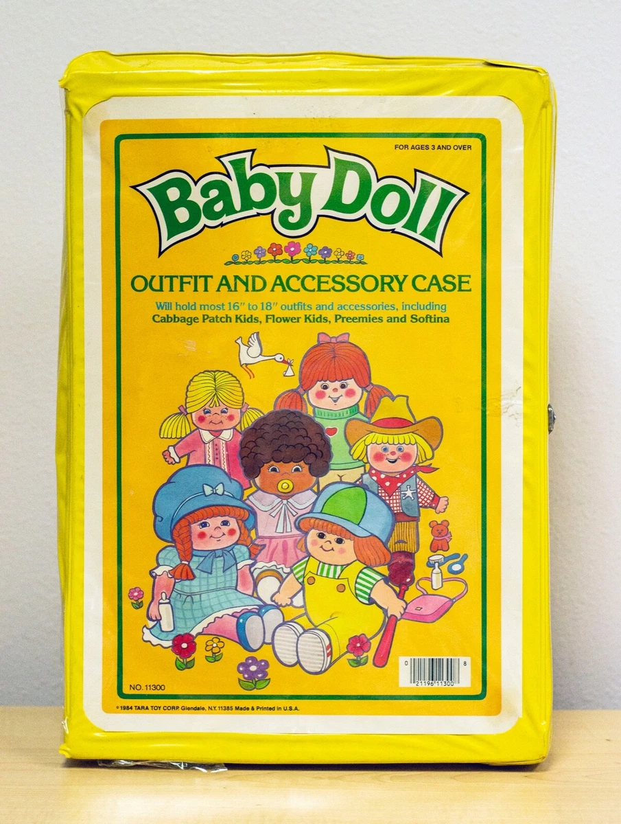 Baby Doll Outfit Accessory Case 11300 With Doll and Outfits Cabbage Patch Kid