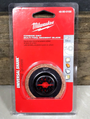 Milwaukee 48-90-0100 ~ 2.5'' Carbide Grit Multi-tool Segment Blade