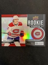 22-23 UD Series Hockey Rookie Retrospective RR-9 Cole Caufield