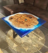 Dining Epoxy Resin Square Table Top Hallway Decor Epoxy Resin Table Top Decorate