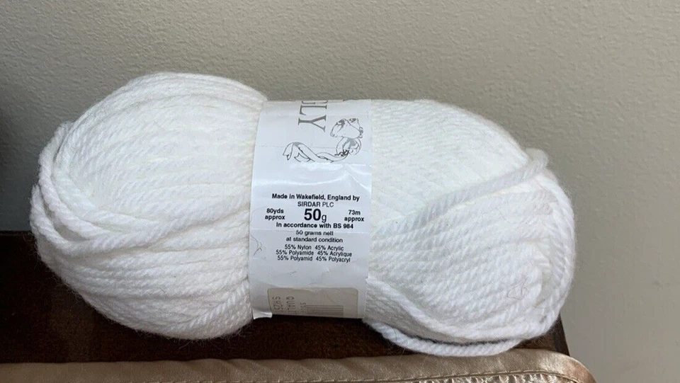 Nuevo - Hilo Sirdar cómodo grueso - Blanco SH251 Foto 4 de 4