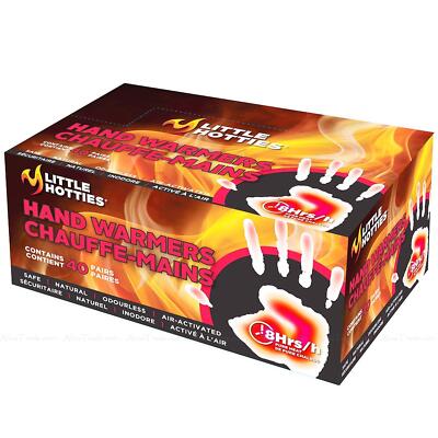 Little Hotties 2000505 Air Activated Hand Warmers - 40 Pairs