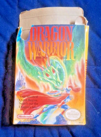 Nintendo NES 1989 Enix Dragon Warrior With Box Works