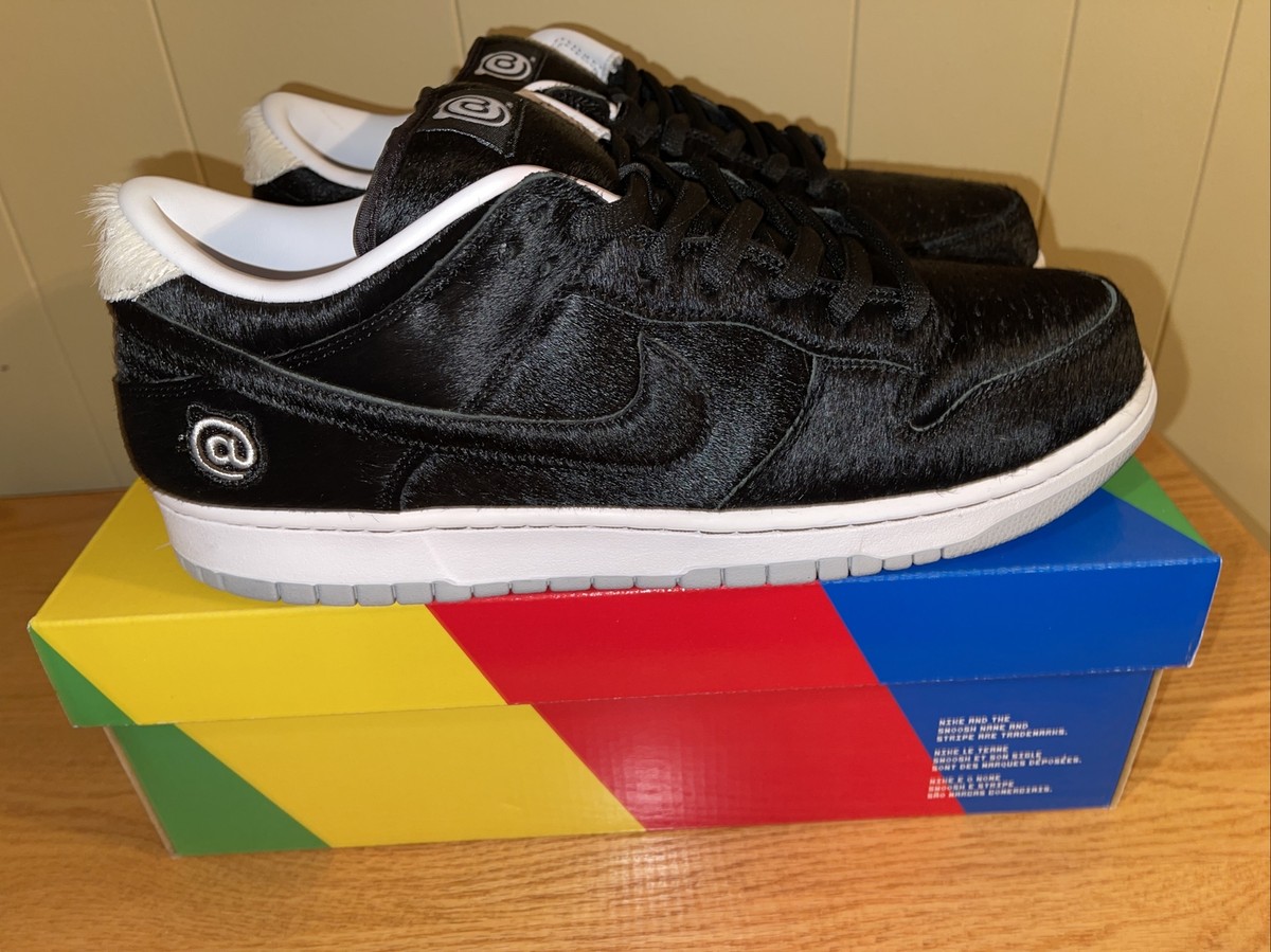 Men's New Medicom Toy x Nike Dunk Low SB 'BE@RBRICK' Black