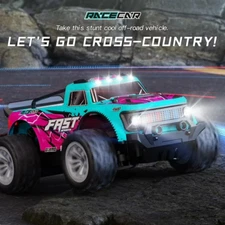 New 1/20 RC Car 2.4Ghz 4WD High-Speed off-road Racing Car with Lights 30+KM/h
