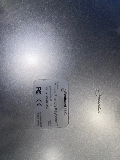 Evoluent Mouse-Friendly Keyboard (left-handed) KB1-SB - Image 3 of 3