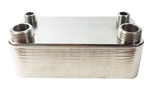 20-Layer Stainless Steel Domestic Hot Water Exchanger Plate Heat Exchangers - Picture 2 of 7