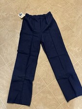 Vintage 70s Sears Elastic Denim Pants Size 16 Regular Made in USA NOS NWT