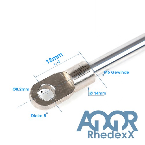 Gasdruckfeder Gasdruckdämpfer Dämpfer Auge Gasfeder Länge: 145-900MM 50N-1.250N - Bild 186 von 500