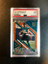 2021 Donruss Elite orange #176 Trevor Lawrence, Jaguars 32/49 PSA 9