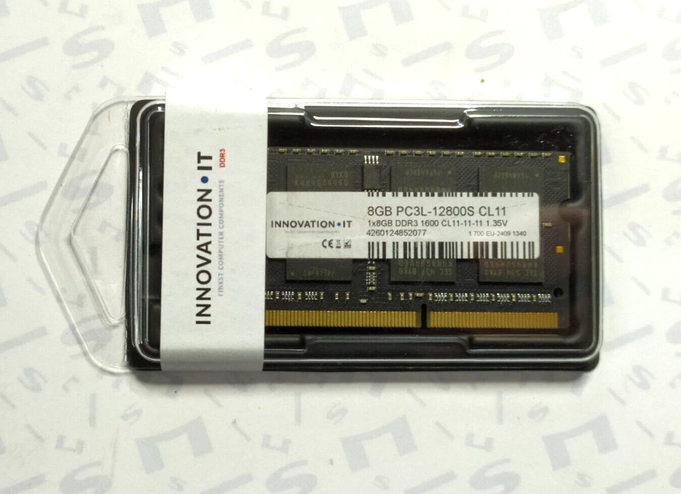 RAM Innovation IT DDR3L 8Go 1600Mhz 1.35v CL11 12800S SODIMM Laptop neuve