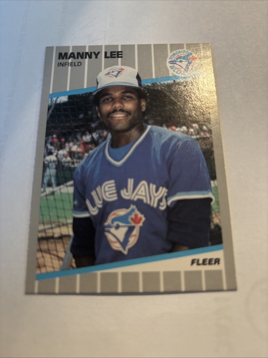 1989 Fleer Manny Lee #238 Toronto Blue Jays | eBay