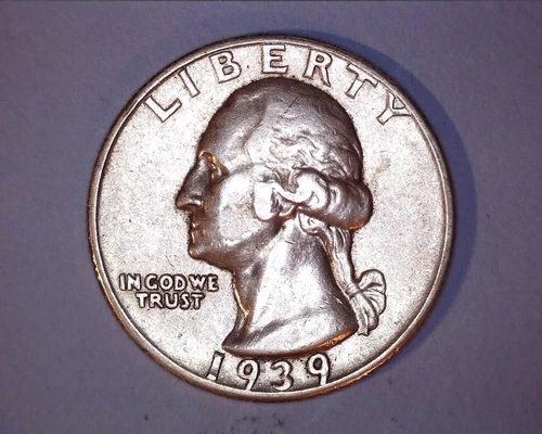 1939-D WASHINGTON QUARTER  XF  COND. **416-5