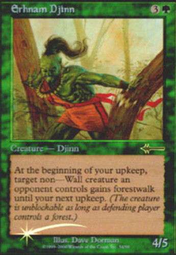 1x Erhnam Djinn - Foil MTG - Beatdown - Heavy Play | eBay